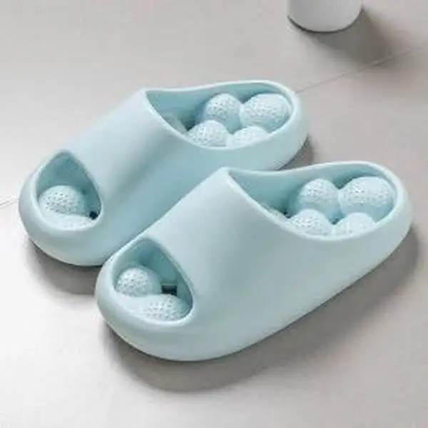TZLDN Ergonomic EVA Unisex Bathroom Slippers Water-Leakage-Proof Massage Indoor Slippers Comfortable Breathable Casual Slippers