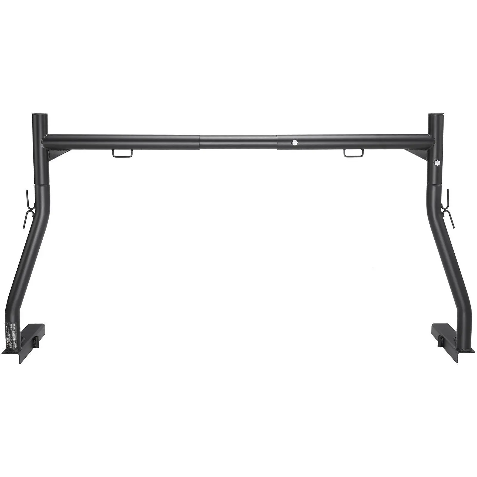 【Summerfinds】VEVOR Adjustable Organiser Truck Rack, 46-71inch Extendable Truck Ladder Rack, 800 lbs Capacity Steel Ladder Rack for Truck with Non-Drilling J-bolts, Heavy Duty Truck Bed Rack for Kayak, Surfboard
