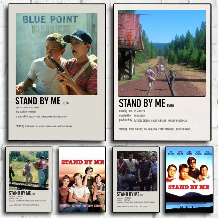 1PC Frameless Stand By Me Movie Poster Music Poster Canvas Painting Wall Art Picture Room Home Decor Canvas Painting Living Room Restaurant Kitchen Wall Painting Art Wall Painting Canvas Painting Wall Prints Picture