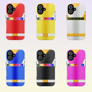 Power Rangers In Space Phone Case Collection | Space Squadron Kyuranger Suit Designs for iPhone 16 Pro Max 15 Plus 14 Pro 13 12 11 XS Max etc Shockproof Superhero Anime Protection Durable Polycarbonate TPU