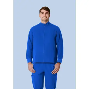 Men's Modern Scrub Jacket Royal Blue