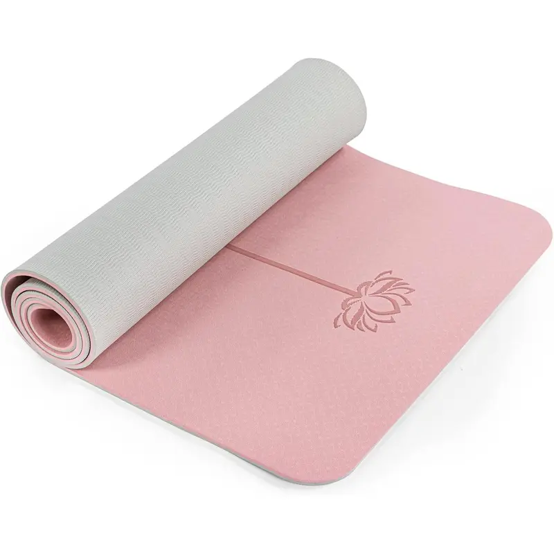 Yoga Mat Non Slip, Pilates Fitness Mats, , Anti- 1/4" Thick Yoga Mats for Women, Exercise Mats for Workout with Carrying Sling and Storage Bag