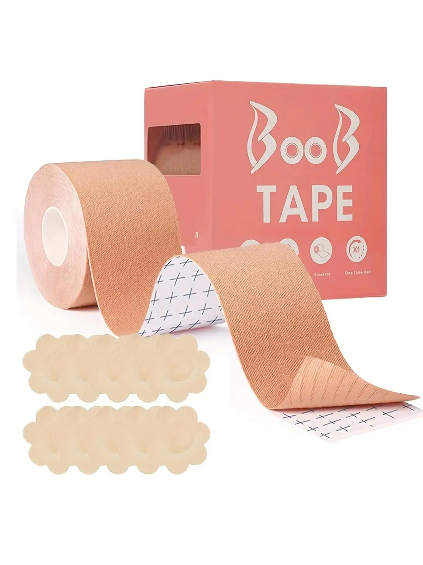 Disposable Bra Sticker, Flower Shape Design Nipple Cover, Nip Covers & Boob Tape, Breast Tape for Daily Use, Women's Lingerie Accessories