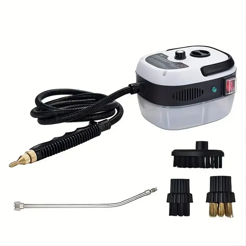 2500W Handheld Steam Cleaner High Temperature Pressurized Steam Cleaning Machine Portable Car Steamer with Brush Heads   power washer pressure washer  power washer nozzle