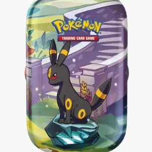 Pokemon TCG Prismatic Mini Tin - Unique Prismatic Design, Versatile Styles May Vary, Perfect for Collectors and Players