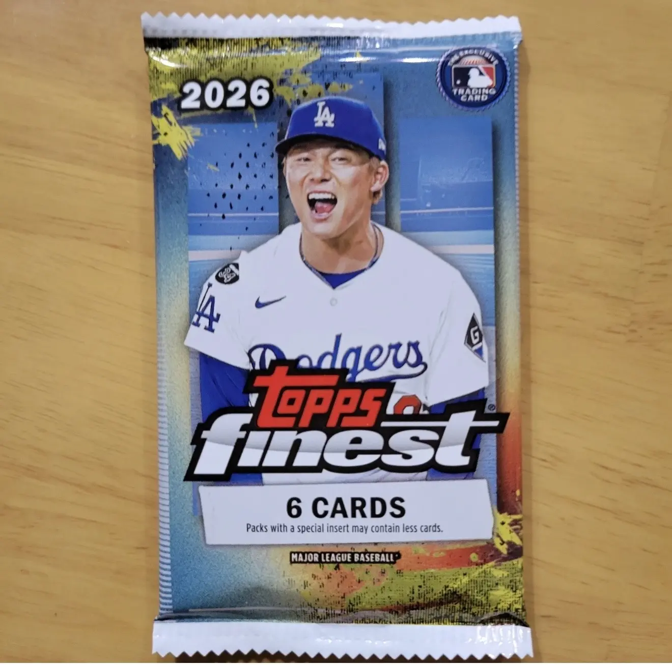 2026 Topps Finest Baseball Mega Pack 6 Cards  - 1 Pack