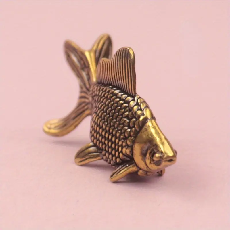 Small Goldfish Figurine, Beautiful Design, Perfect for Home Decor, Living Room Decoration & Gift, Enhance Your Space Aesthetics, Statue, Ornaments, Decorative Figurines, Decoration Items, Creative Home Decor