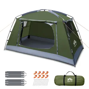 Night Cat Dome Tent – 1-2 People Lightweight Waterproof 3-Season Easy Setup Portable Hike Wind Resistant Camping Tent, 6.8'x3.9'/4.6'x3.6' for Backpacking Outdoor Festivals, Easy Setup Tent, Hike Tent