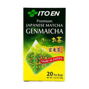 ITO EN Premium Genmaicha Tea Bags 20 Count 1.6 oz with Matcha