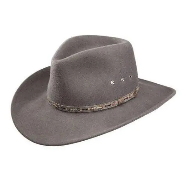 Stetson Elk Horn Crushable Steel Grey Wool Hat  SWELKH