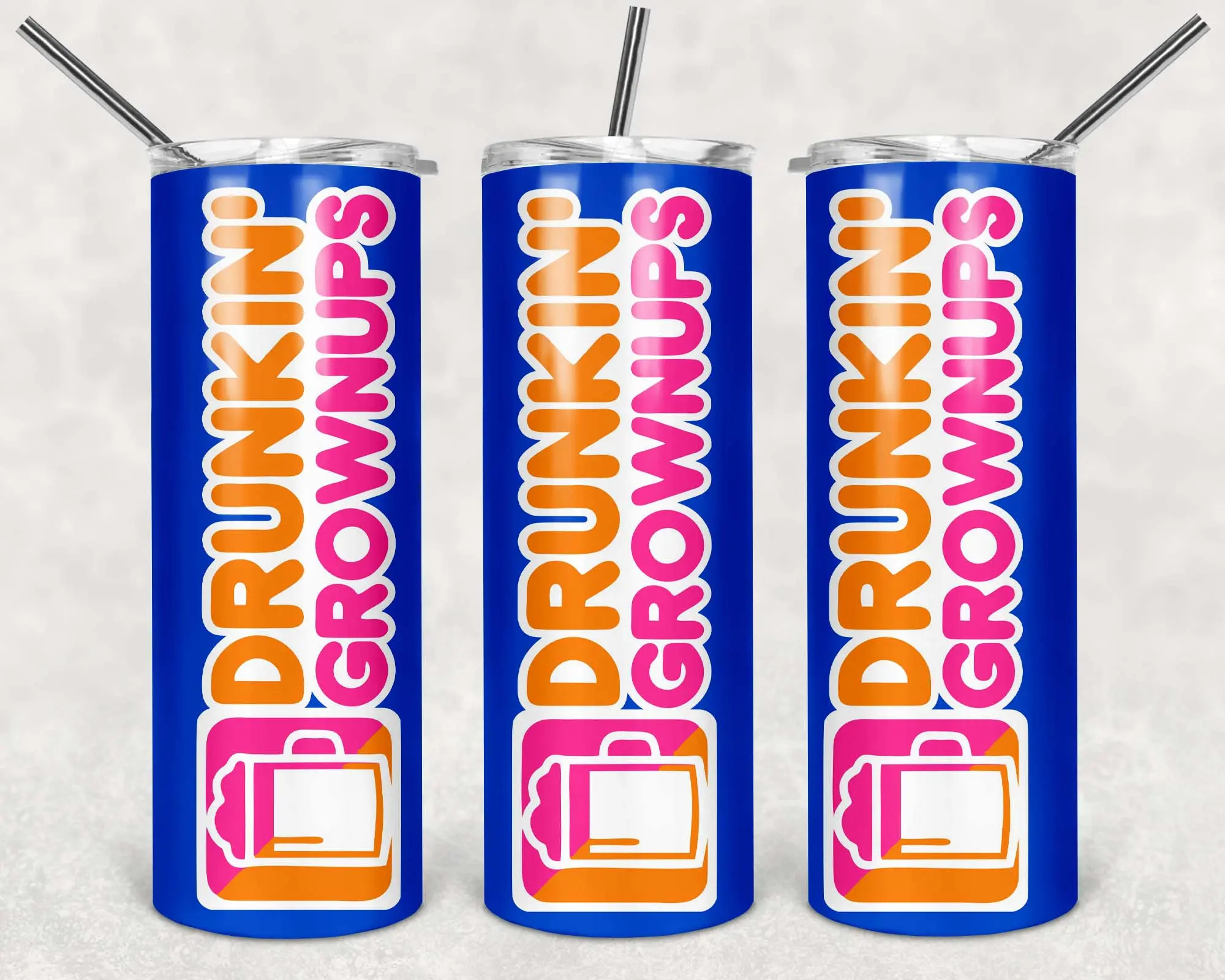 Drunkin' Grownups 20oz skinny Tumbler