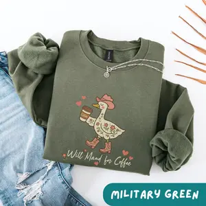 Silly Goose RBT T-Shirt / Sweatshirt / Hoodie ,  Coffee Sweater for ABA Therapy T-Shirt , BT, Bcba, Sped Teacher shirt, Behavior Tech tee, Cotton