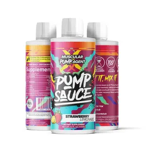 PUMP SAUCE Edible Dietary Fitness Supplement Drink, My Supplement Club Formula, Healthcare Support (16 Servings)