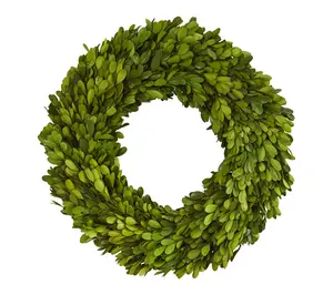 Nearly Natural 14" Preserved Boxwood Wreath