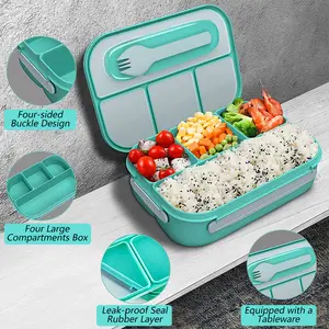 1.5L 2-in-1 Portable Heated Lunch Box Tableware - Food Warmer for Car, Home, Adult Use Tableware