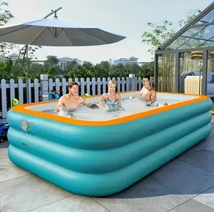 Thickened PVC Courtyard Outdoor Water Park Inflatable Swimming Pool,Suitable for Outdoor Patio Activities Parties summer parties