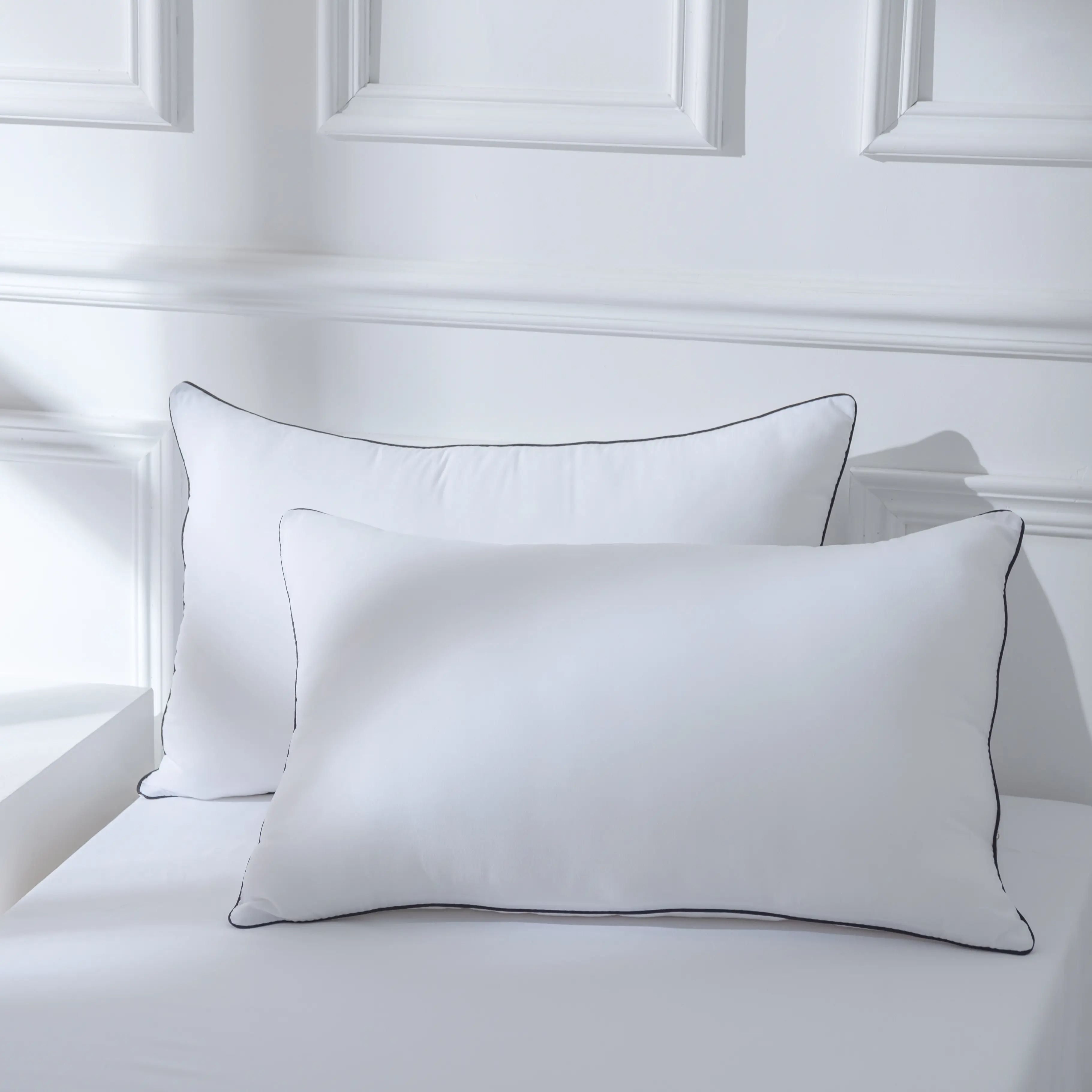 UFIST Hotel Collection 2 Pack Pillow - Soft & Breathable Bed Pillow, High-Loft Resilient Core, All-SeasonComfort for Back/Side Sleepers, Home, Travel, and Office
