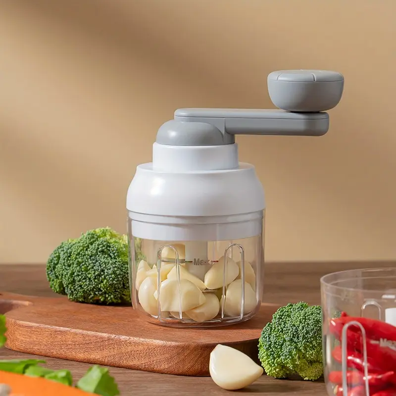 1pc Multi functional manual food processor - vegetable and garlic grinder Multifunction Vegetable Chopper Home Food Processor Kitchen Vegetable Chopper Vegetable Chopper Tool
