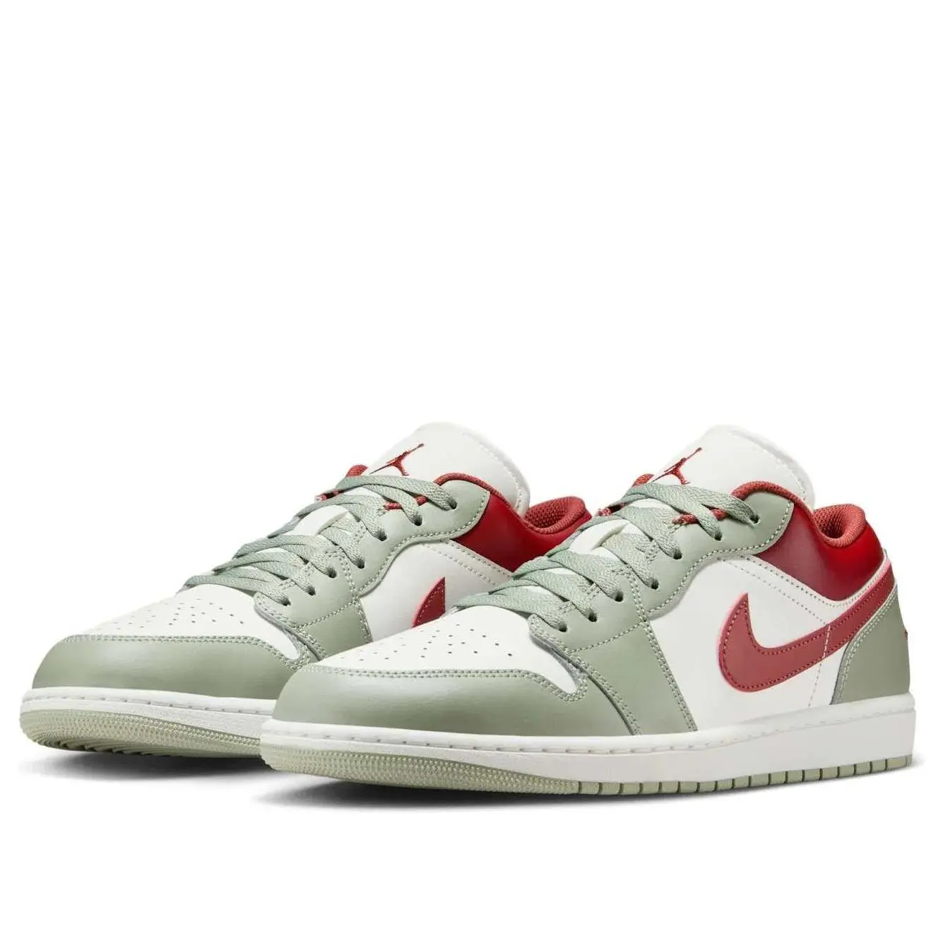 Jordan 1 Low Jade Horizon Men's 553558-133 New Sports Shoes Sneaker