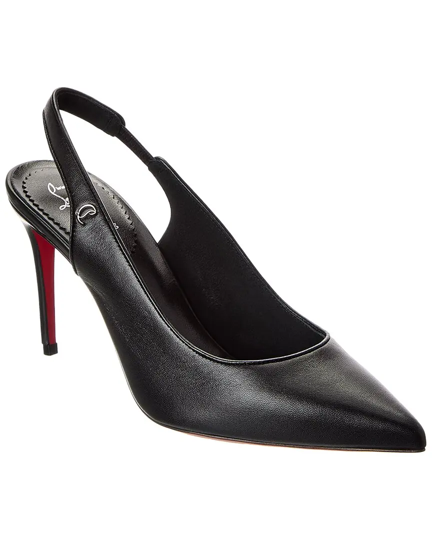 Christian Louboutin Sporty Kate 85 Leather Slingback Pump