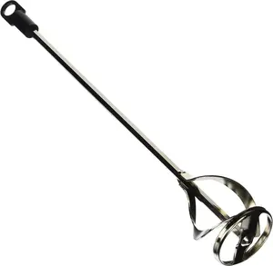 Paint Mixer Drill Attachment - Helix Mixer for 1 Gallon of Paint Epoxy, Resin, Silicone - Consistent Even Flow Stirrer Paddle - Works with all 3/8” and larger drills