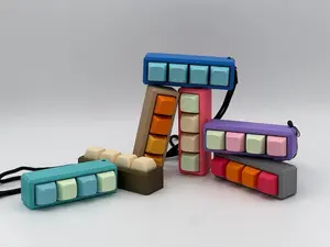 4-Key Mechanical Keyboard Fidget | Stress Relief | Clicky & Silent Switch Toy