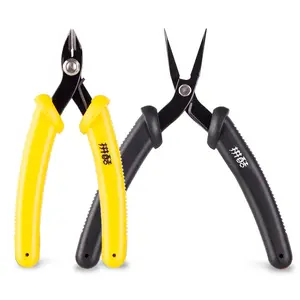 Piececool 2-Piece Model Tool Kit for DIY 3D Metal Puzzle Durable Yellow & Black Handles Ideal for Crafting Tools Multifunctional Wrench Set