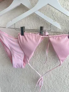 Pink Lemonade Reversible Bikini Set