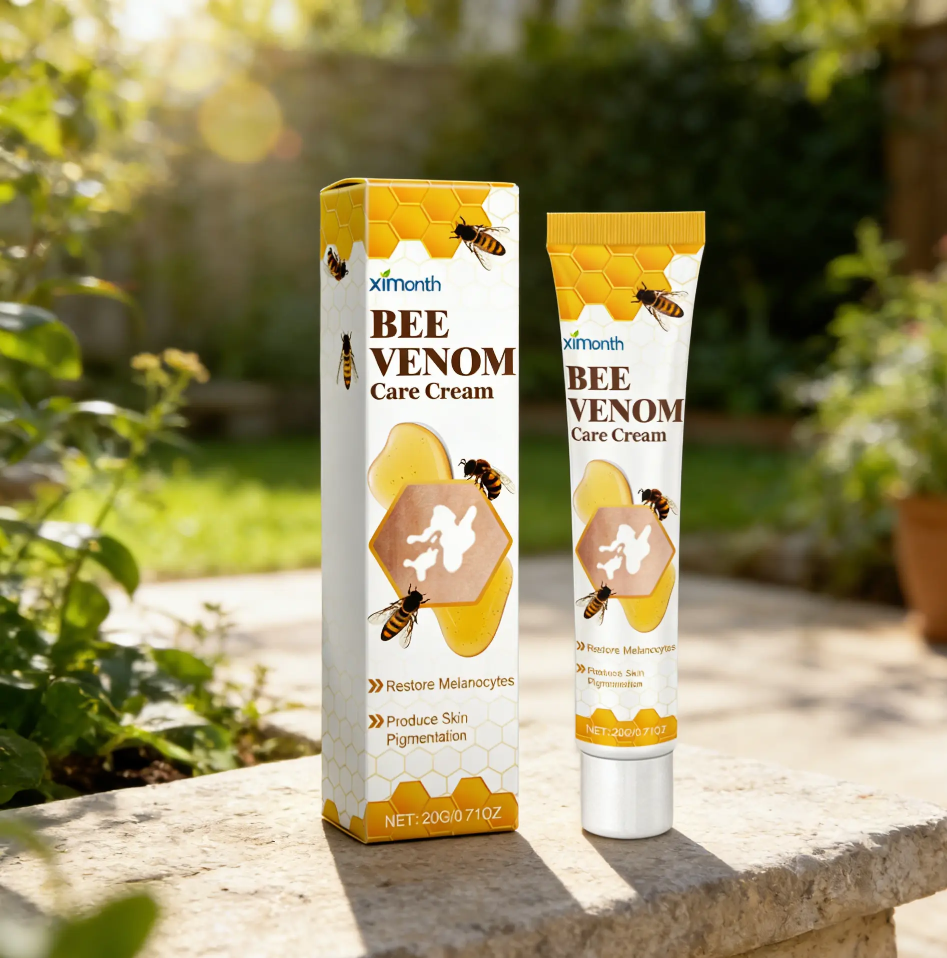 Bee Venom Treatment Cream for Pigment Balance, Skin Repair, Hydrating & Brightening Body Moisturizer, 20g – Body Care Product