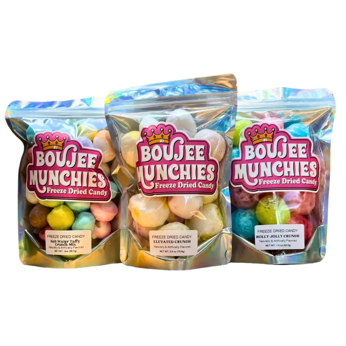 Boujee Munchies Freeze Dried Candy Sweet Bundle Pack