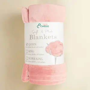 Cotton Passion Reversible Large Sherpa Fleece Blanket for Bed Room Soft Plush Warm Throw Blanket Faux Fur Light Weight Blankets Winter Hotel Blankets