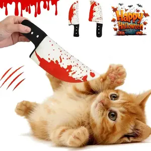 Halloween Cat Toy Set, Interactive Chew Toys for Cats & Dogs, Teeth Cleaning, Washable Reusable Pet Training Accessories