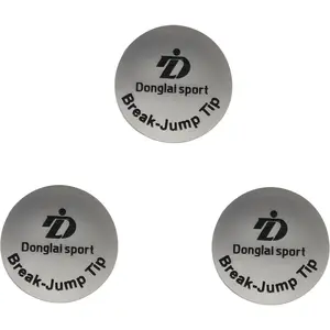 3pcs Packed14mm Billiard Break Cue Tip/Jump Cue Tip,Polymer Material for Durable use, Professional Billiard Accessories for Player