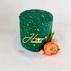 Tall Rose Cake Stencil 11.5 x 7.75