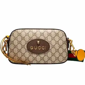 Pre-owned GUCCI material Messenger Bags Neo Vintage Camera Messenger Bag GG Coated Canvas by Rebag