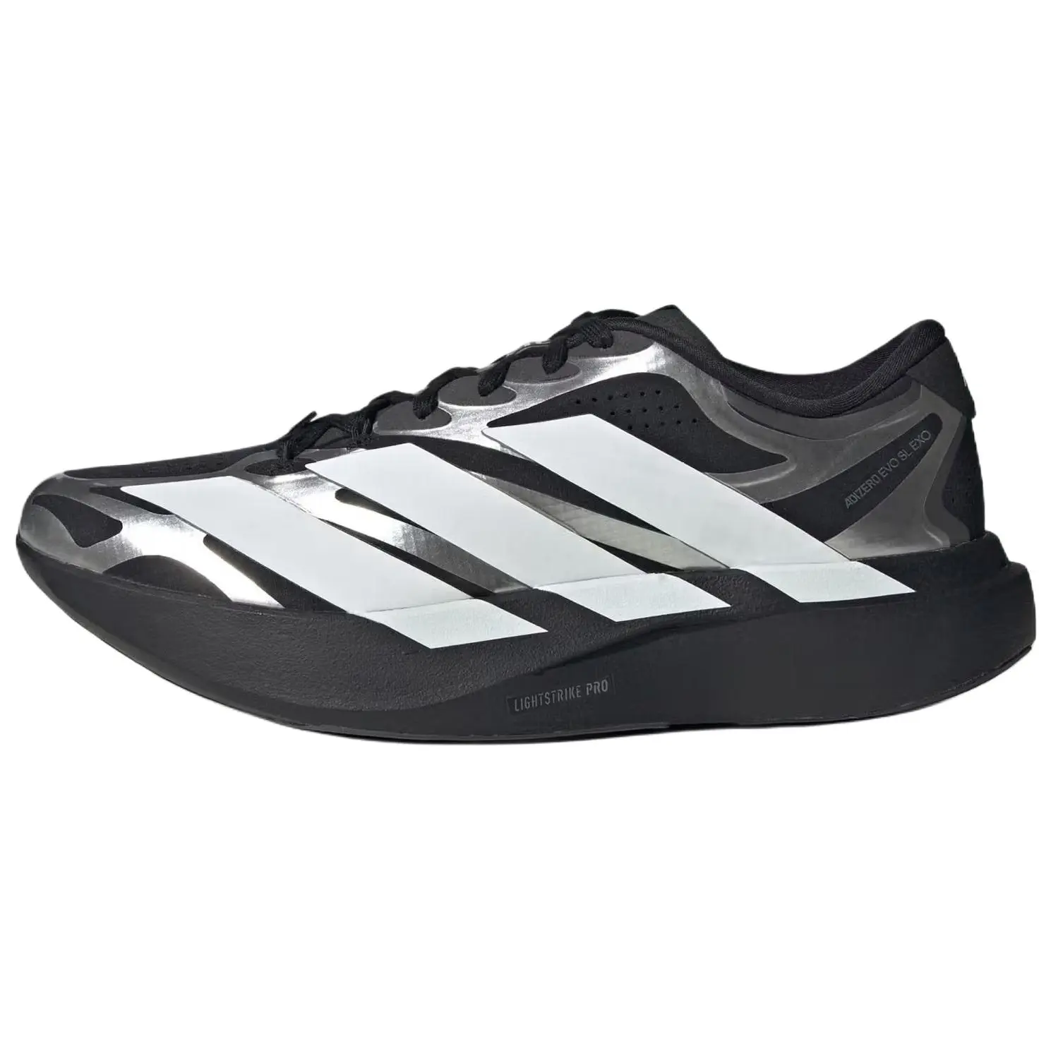 adidas Adizero EVO SL EXO Running Sneaker - Black White Silver, Performance Footwear for adizero Evo SL Running Scenarios