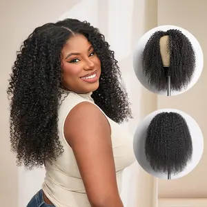Luvme Too Easy Texture™ 0 Skill Needed-Beginner Friendly Wear Half Wig Invisible Hairline Human Hair Glueless V Part Wig No Leave Out Drawstring Install