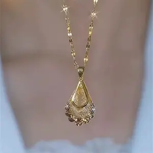 Luxury Gold Thread Water Drop Ear Cuffs, Chic Minimalist Statement Earrings, Fashion Jewelry for Women, Elegant Everyday Accessory DZXL3409