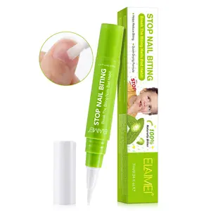 Stop Nail Biting Pen 7ML, Fast-Drying Bitter Coating, Huang Lian + Kudzu Dual Plant Extract, Long-Lasting Bitter Taste, Habit Breaker, Nail Care