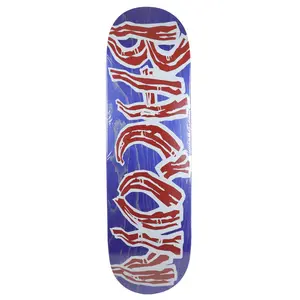 Bacon Skateboard Deck Logo Veneer Purple 9.0" x 32.75"