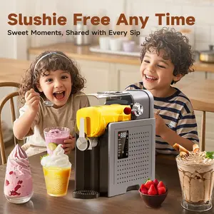 No Ice Needed! 2026 Best 6-in-1 （Margaritas, Smoothie, Frappés, Milkshakes, Wine, and Auto-Cleaning） Instant Smoothie Maker for Perfect Frozen Drinks Ice Cream Machine