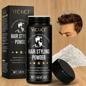 Yecuce Hair Styling Texturizing Powder 30g, Volume Powder, a Lightweight Hair Styling Product, Easy to Apply and Distribute, Enhances Dry Hair Texture, Perfect for Pompadour Hairstyles