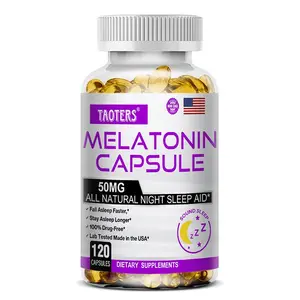 Taoters Melatonin Health Supplement - Sleep Health Support - Relaxation and Mood Health Support -  120 Capsules
