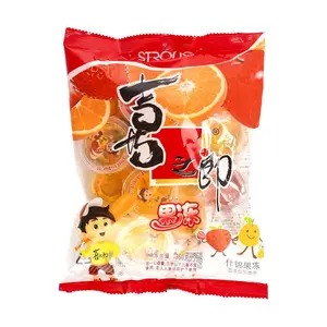 STRONGFOOD Mixed Fruit Jelly Cups - 360g Bulk Pack, Delicious Dessert Snack for Kids & Adults, Fruity & Refreshing Treat