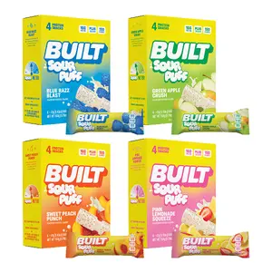 BUILT Bar "Tart Test" Bundle (16 Sour Protein Bars, 4 bars in 4 flavors)