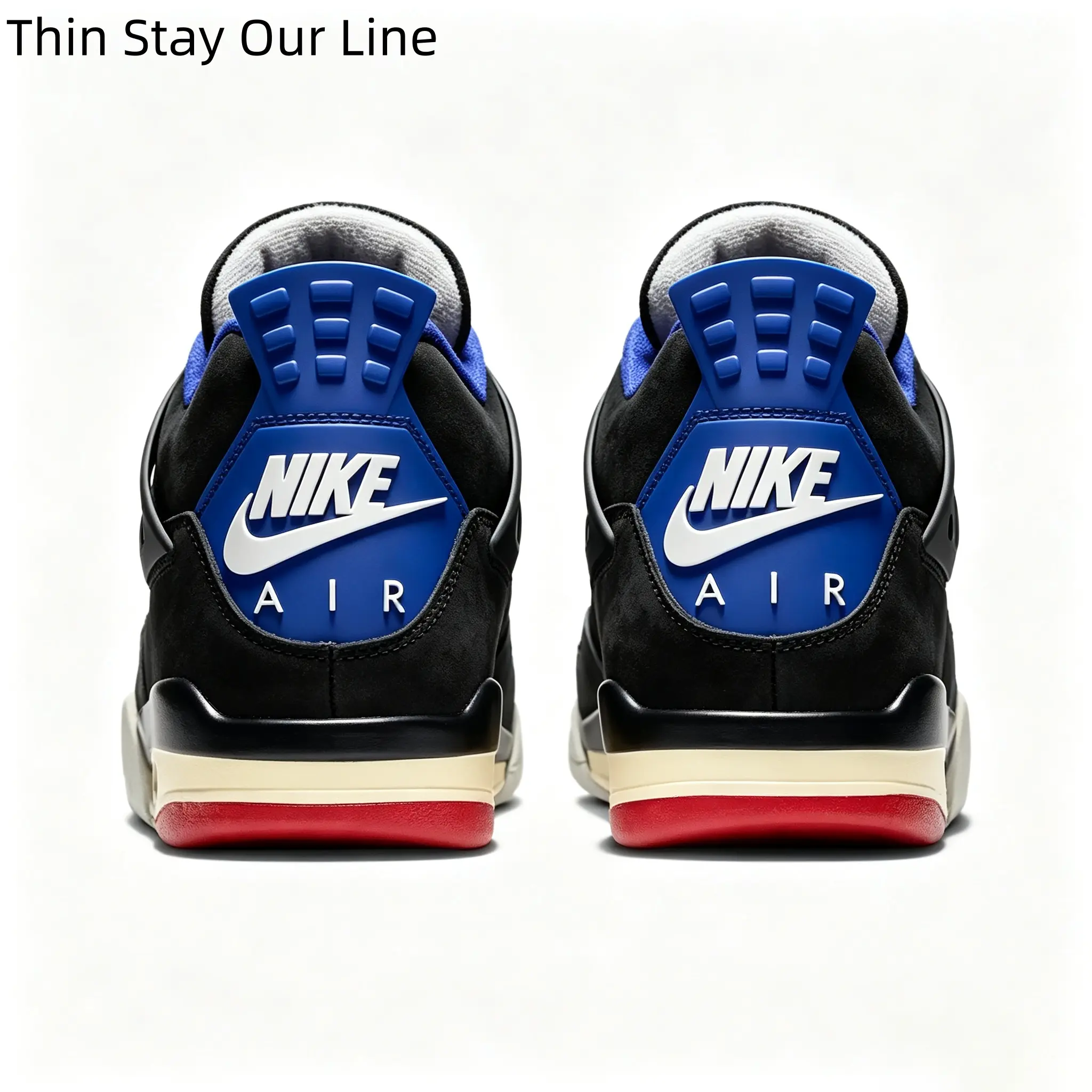 Sporty Color Block High Top Shoes Black Blue Red Suede Multi-Scene Versatile Casual Street Sneakers For All Seasons