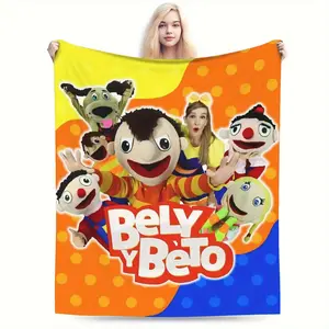 Bely and Beto themed super soft flannel blanket, soft and warm, all-season comfort for bed, sofa, office and outdoor use