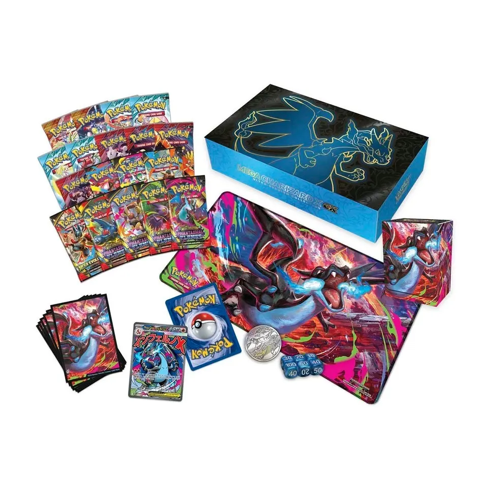 Pokemon Mega Charizard X ex Ultra Premium Collection Trading Cards