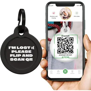 Nexapaw QR Code Dog Tag - Compact Design for Easy and Quick Identification
