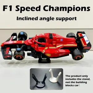 1pc F1 Speed Champions Series Racing Car Display Stand, Ideal for Collectibles, Perfect for Lego and Car Enthusiasts, Unique Showcase Base
